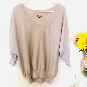 Cream/Grayish sparkly blouse